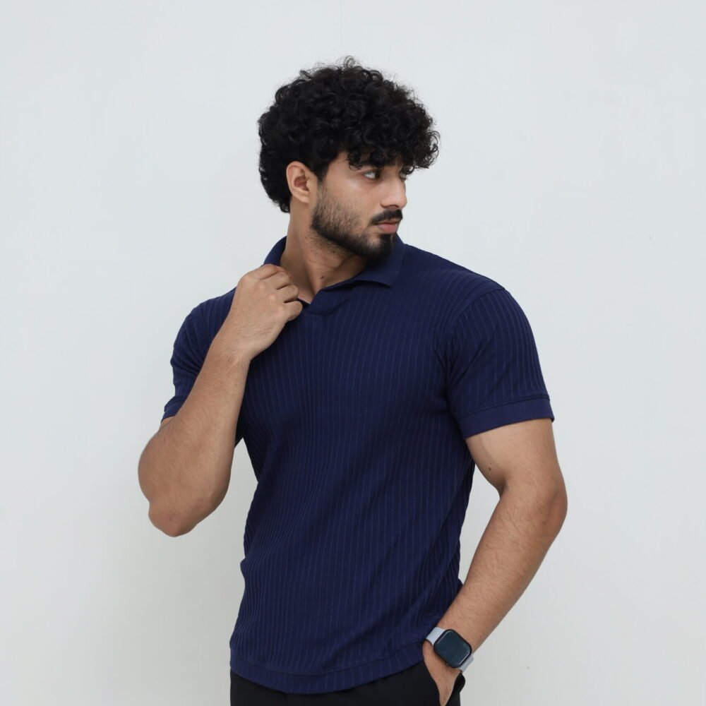 Midnight Interlock Polo